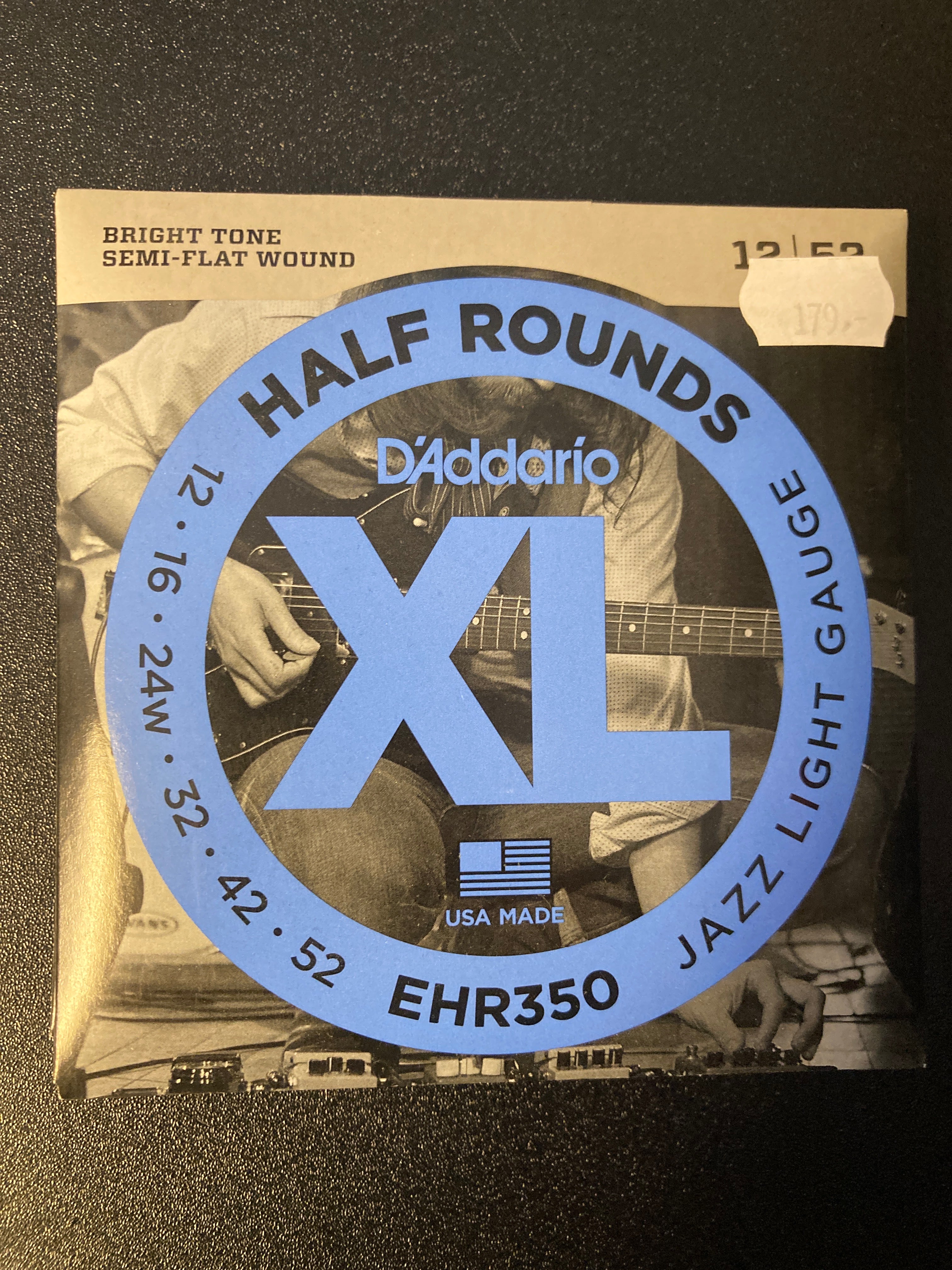 D’addario XL Half Rounds 12-52 El-gitar