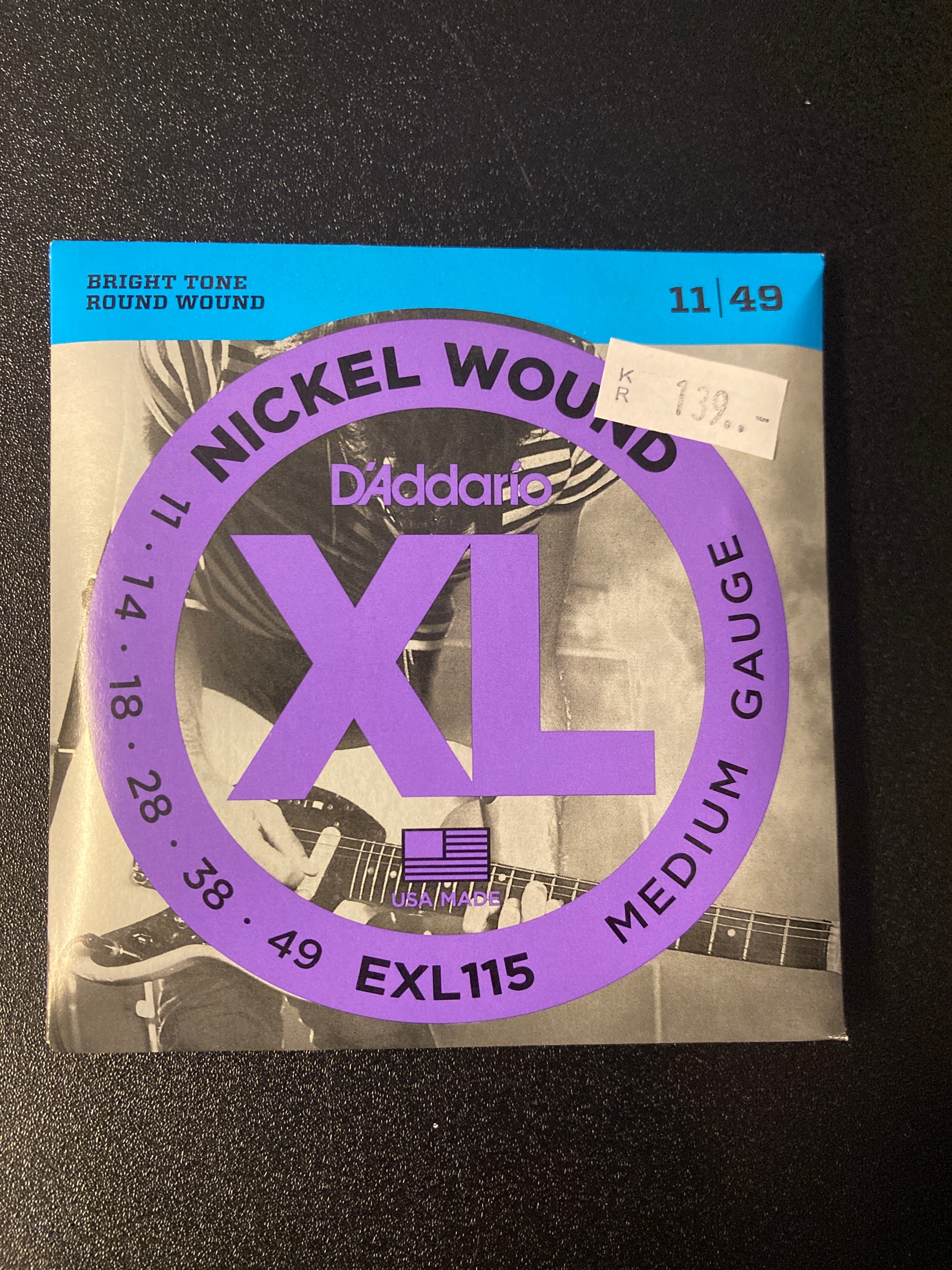 D’addario XL 11-49 El-gitar