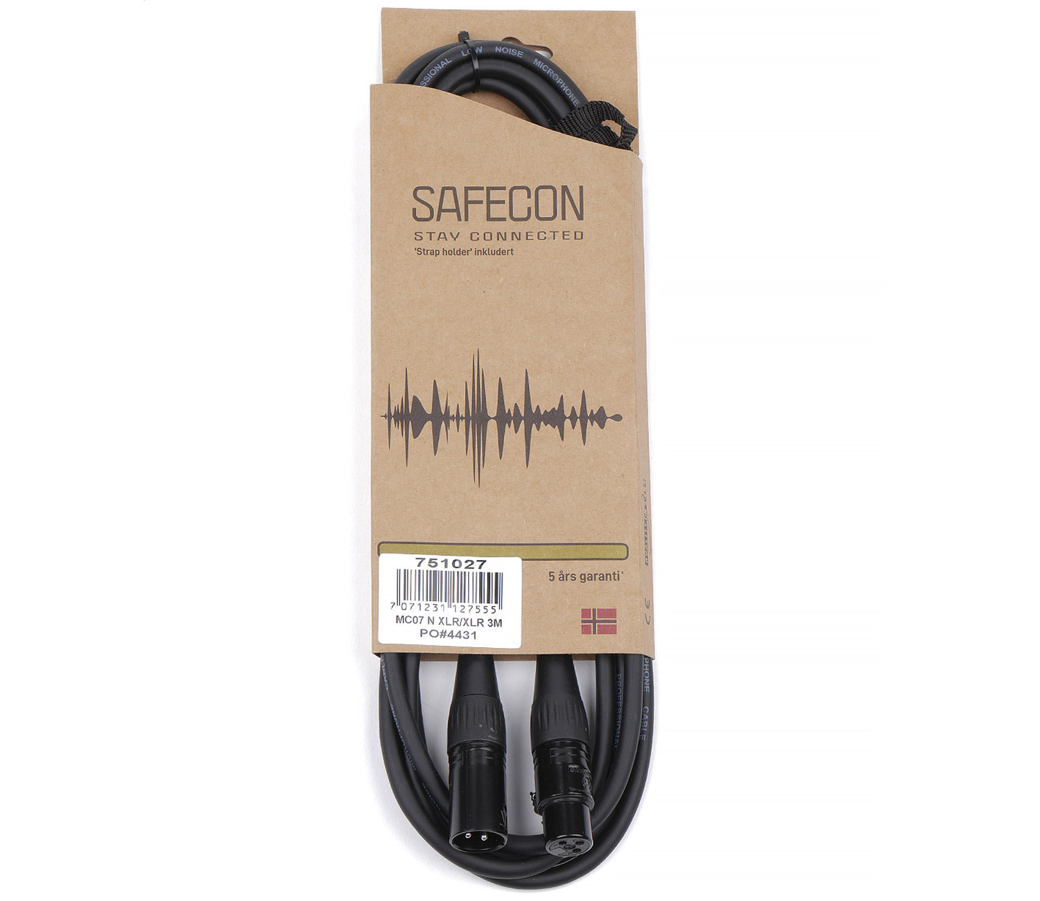 SAFECON MC07 XLR/XLR 3m